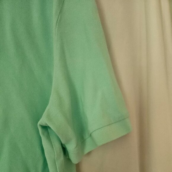 Tommy Hilfiger Mens Custom Fit Short Sleeve Polo Shirt  Green XL - Picture 3 of 9
